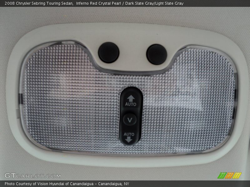Inferno Red Crystal Pearl / Dark Slate Gray/Light Slate Gray 2008 Chrysler Sebring Touring Sedan