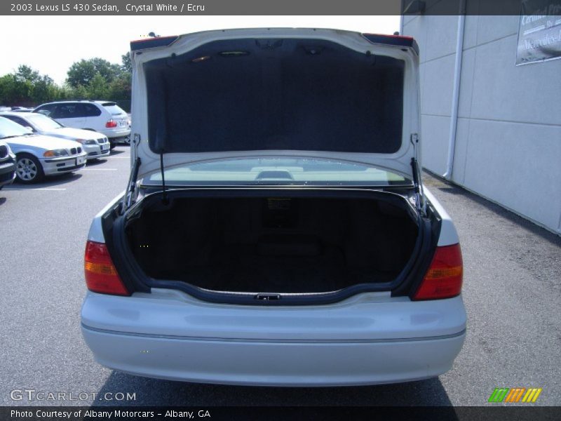 Crystal White / Ecru 2003 Lexus LS 430 Sedan
