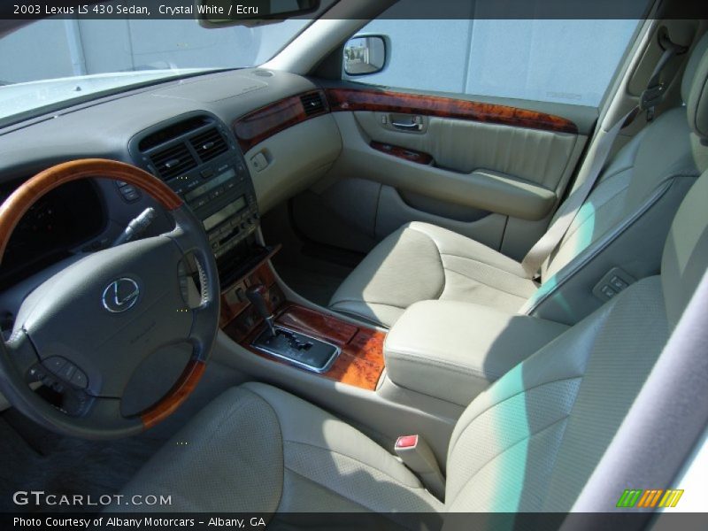 Crystal White / Ecru 2003 Lexus LS 430 Sedan