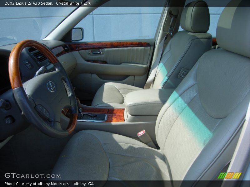 Crystal White / Ecru 2003 Lexus LS 430 Sedan