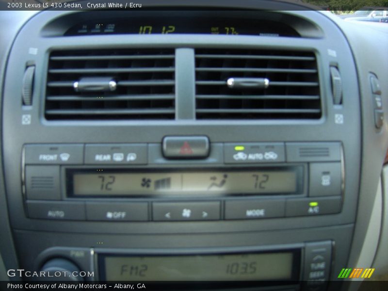 Crystal White / Ecru 2003 Lexus LS 430 Sedan