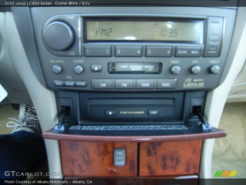 Crystal White / Ecru 2003 Lexus LS 430 Sedan