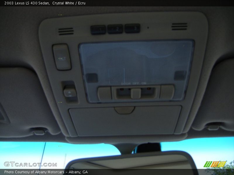 Crystal White / Ecru 2003 Lexus LS 430 Sedan