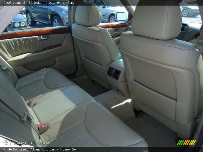 Crystal White / Ecru 2003 Lexus LS 430 Sedan