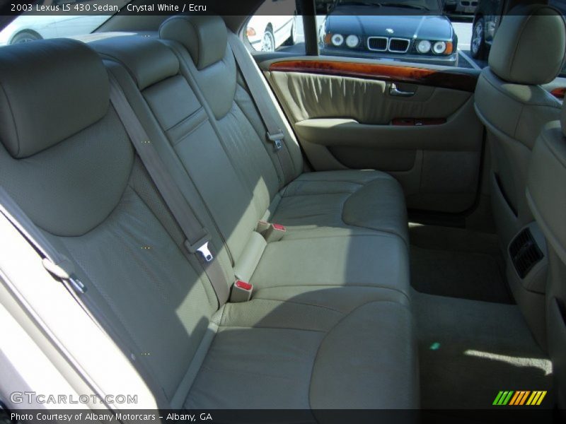 Crystal White / Ecru 2003 Lexus LS 430 Sedan