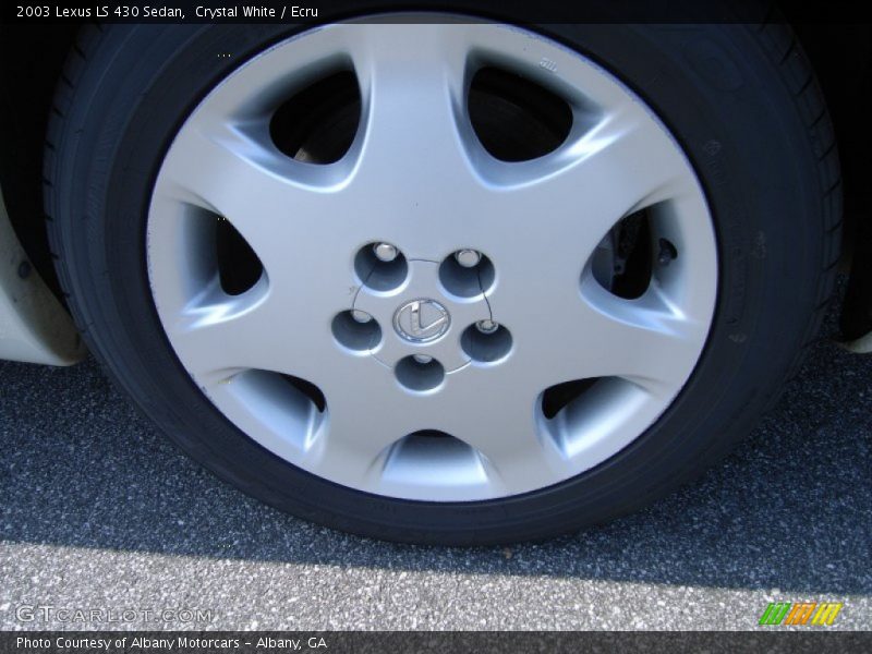 Crystal White / Ecru 2003 Lexus LS 430 Sedan