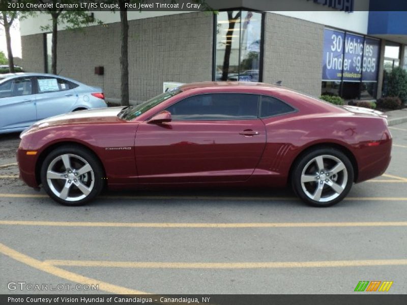 Red Jewel Tintcoat / Gray 2010 Chevrolet Camaro LT/RS Coupe