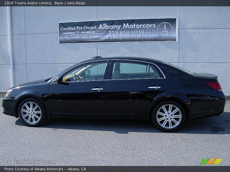 Black / Ivory Beige 2008 Toyota Avalon Limited