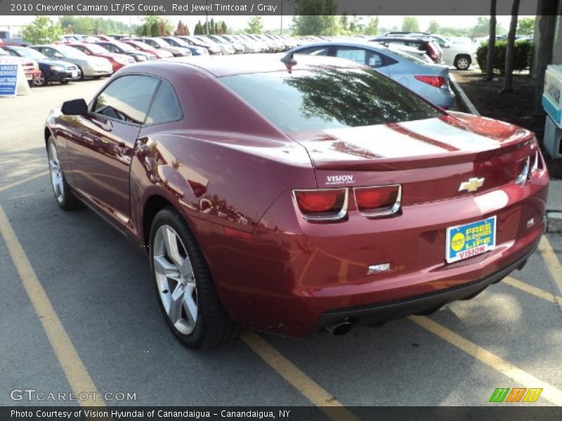 Red Jewel Tintcoat / Gray 2010 Chevrolet Camaro LT/RS Coupe