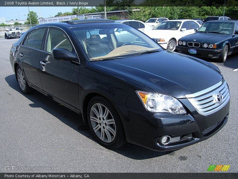 Black / Ivory Beige 2008 Toyota Avalon Limited