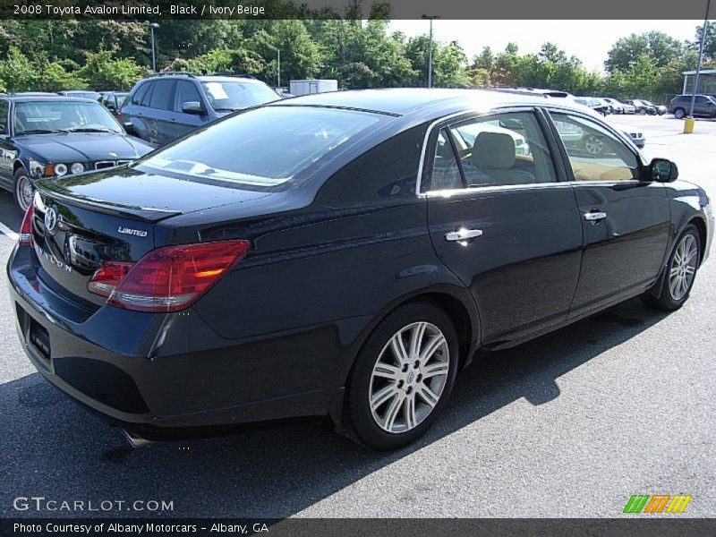 Black / Ivory Beige 2008 Toyota Avalon Limited