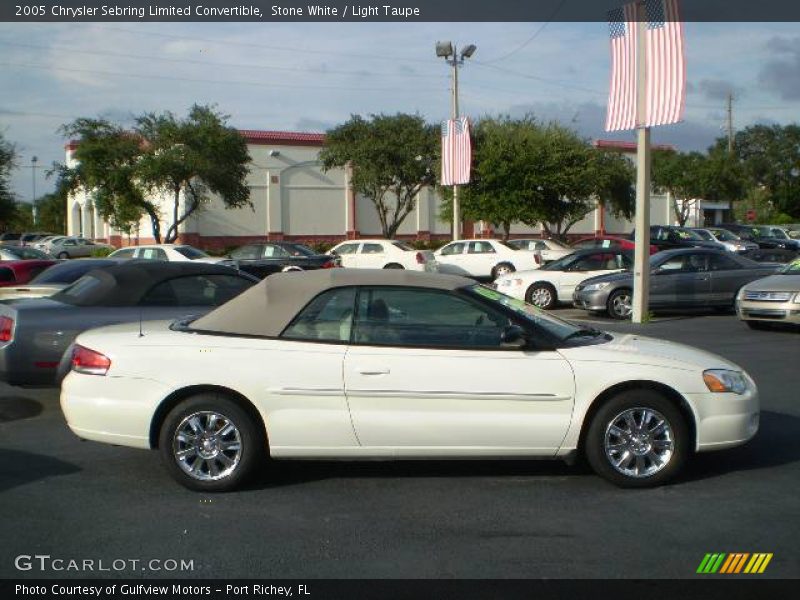 Stone White / Light Taupe 2005 Chrysler Sebring Limited Convertible