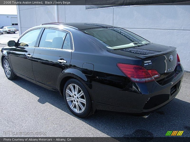 Black / Ivory Beige 2008 Toyota Avalon Limited