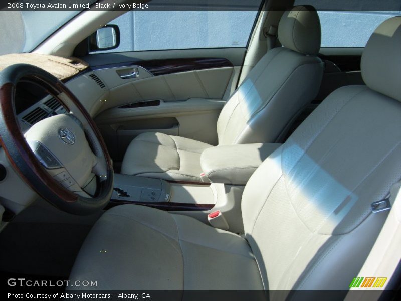 Black / Ivory Beige 2008 Toyota Avalon Limited