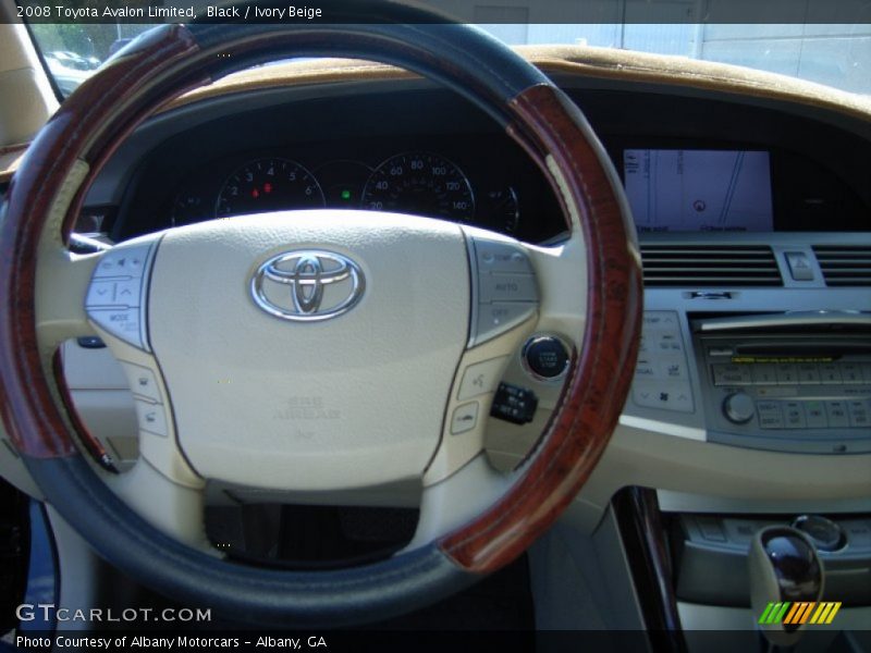 Black / Ivory Beige 2008 Toyota Avalon Limited