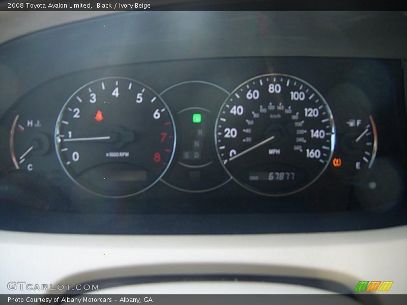 Black / Ivory Beige 2008 Toyota Avalon Limited