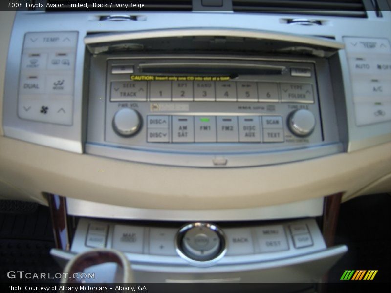 Black / Ivory Beige 2008 Toyota Avalon Limited