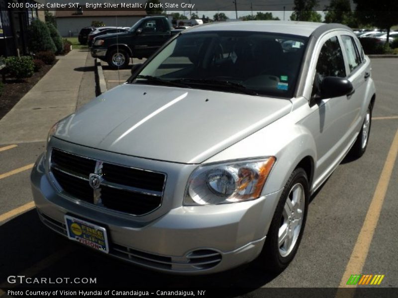 Bright Silver Metallic / Dark Slate Gray 2008 Dodge Caliber SXT