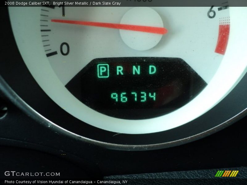 Bright Silver Metallic / Dark Slate Gray 2008 Dodge Caliber SXT