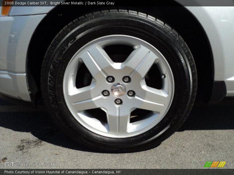 Bright Silver Metallic / Dark Slate Gray 2008 Dodge Caliber SXT