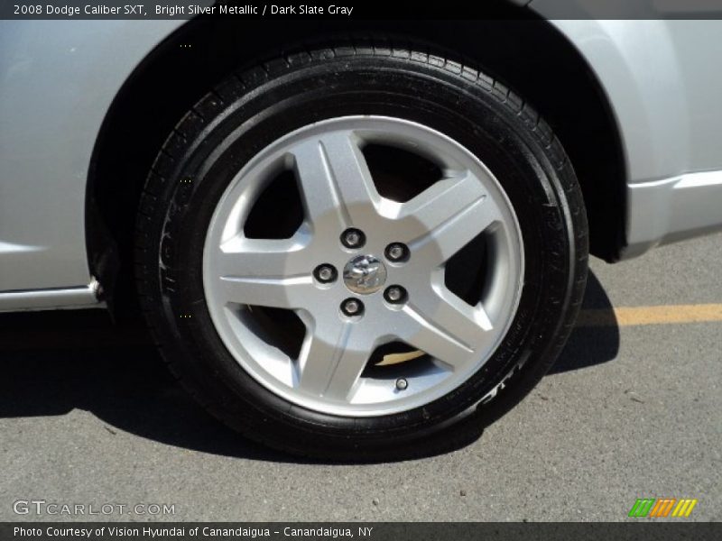 Bright Silver Metallic / Dark Slate Gray 2008 Dodge Caliber SXT