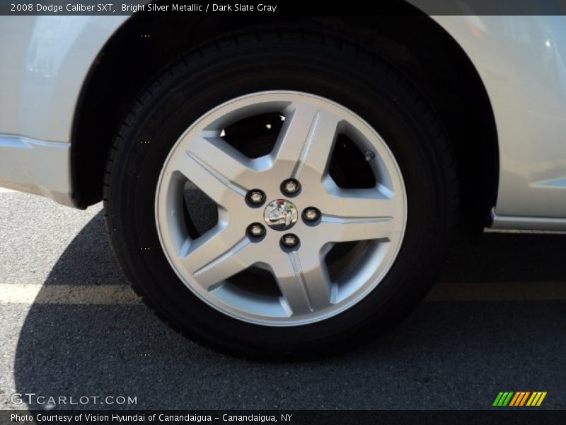 Bright Silver Metallic / Dark Slate Gray 2008 Dodge Caliber SXT