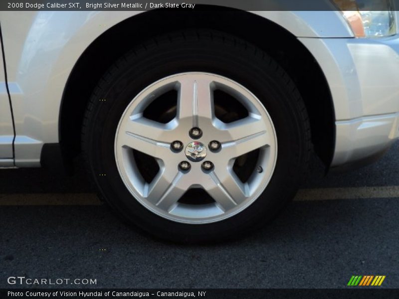 Bright Silver Metallic / Dark Slate Gray 2008 Dodge Caliber SXT