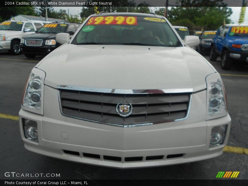 White Diamond Pearl / Light Neutral 2004 Cadillac SRX V6