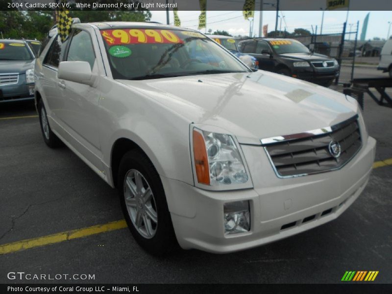 White Diamond Pearl / Light Neutral 2004 Cadillac SRX V6