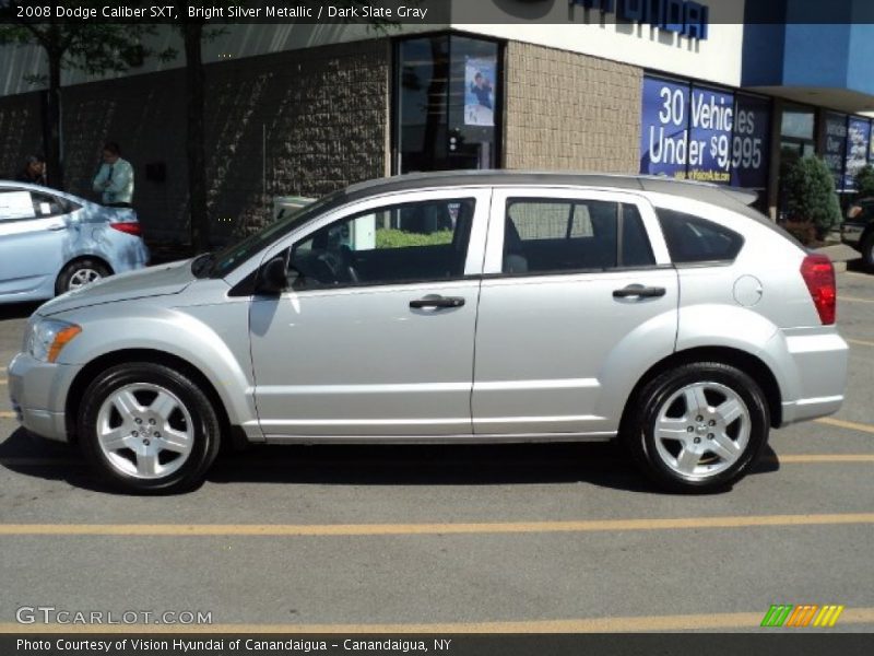 Bright Silver Metallic / Dark Slate Gray 2008 Dodge Caliber SXT