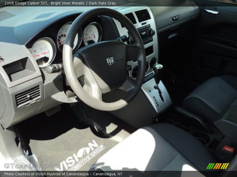 Bright Silver Metallic / Dark Slate Gray 2008 Dodge Caliber SXT