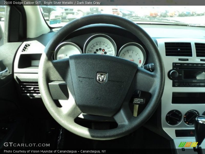 Bright Silver Metallic / Dark Slate Gray 2008 Dodge Caliber SXT