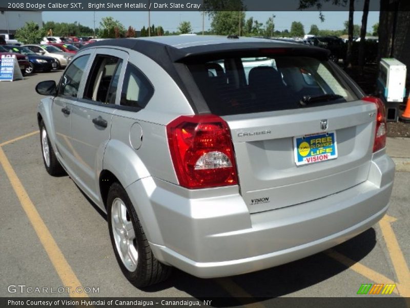 Bright Silver Metallic / Dark Slate Gray 2008 Dodge Caliber SXT