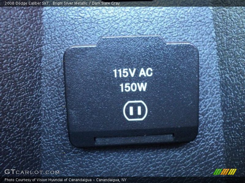 Bright Silver Metallic / Dark Slate Gray 2008 Dodge Caliber SXT