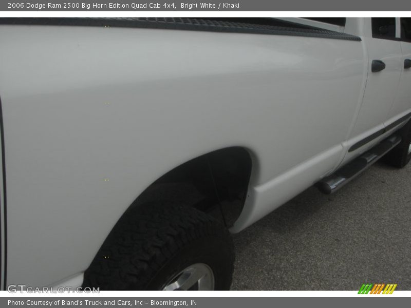 Bright White / Khaki 2006 Dodge Ram 2500 Big Horn Edition Quad Cab 4x4