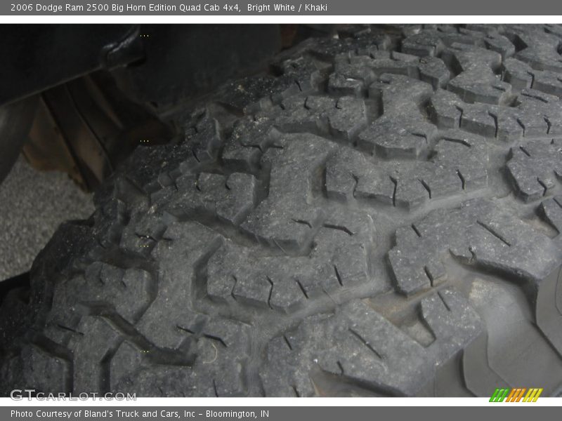 Bright White / Khaki 2006 Dodge Ram 2500 Big Horn Edition Quad Cab 4x4