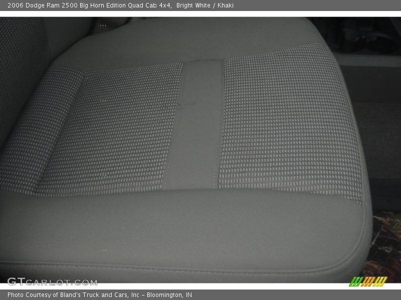 Bright White / Khaki 2006 Dodge Ram 2500 Big Horn Edition Quad Cab 4x4