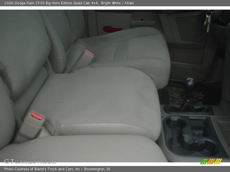 Bright White / Khaki 2006 Dodge Ram 2500 Big Horn Edition Quad Cab 4x4