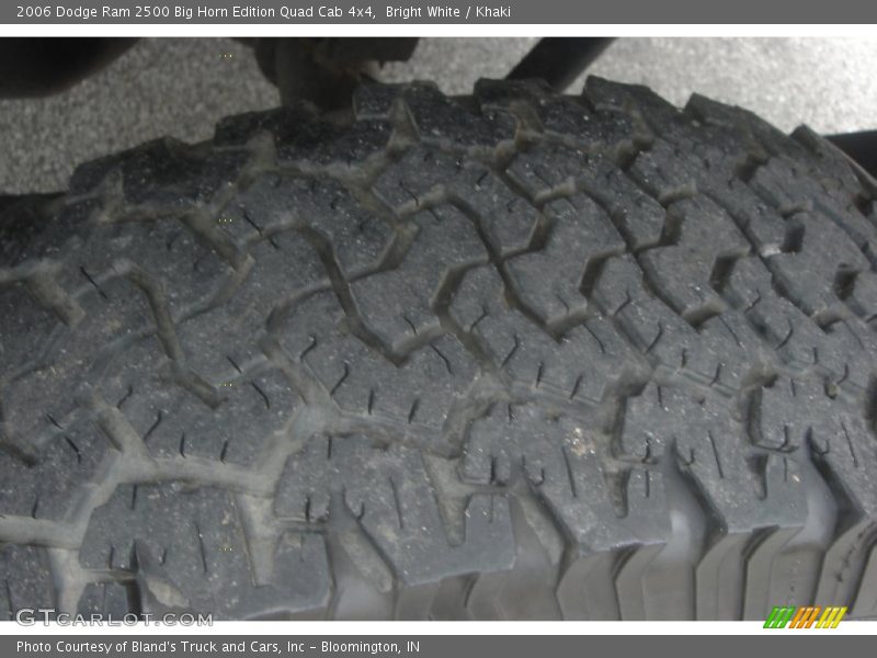 Bright White / Khaki 2006 Dodge Ram 2500 Big Horn Edition Quad Cab 4x4