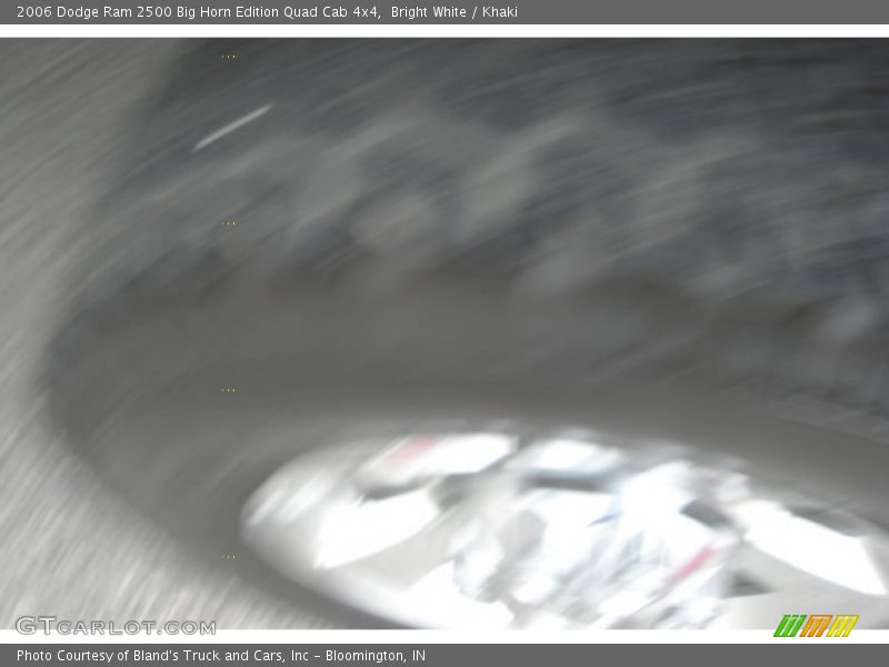 Bright White / Khaki 2006 Dodge Ram 2500 Big Horn Edition Quad Cab 4x4