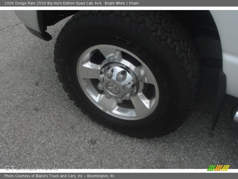 Bright White / Khaki 2006 Dodge Ram 2500 Big Horn Edition Quad Cab 4x4