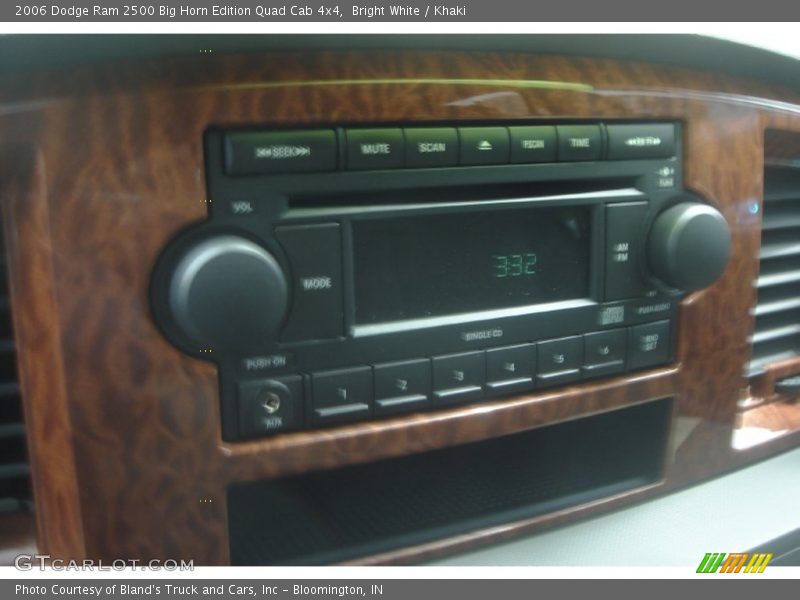 Bright White / Khaki 2006 Dodge Ram 2500 Big Horn Edition Quad Cab 4x4