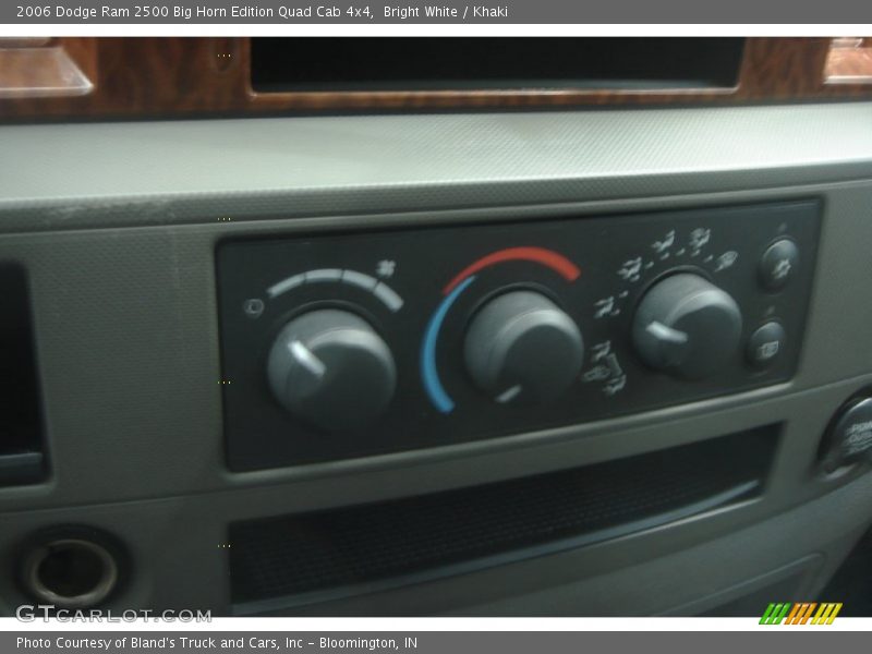 Bright White / Khaki 2006 Dodge Ram 2500 Big Horn Edition Quad Cab 4x4