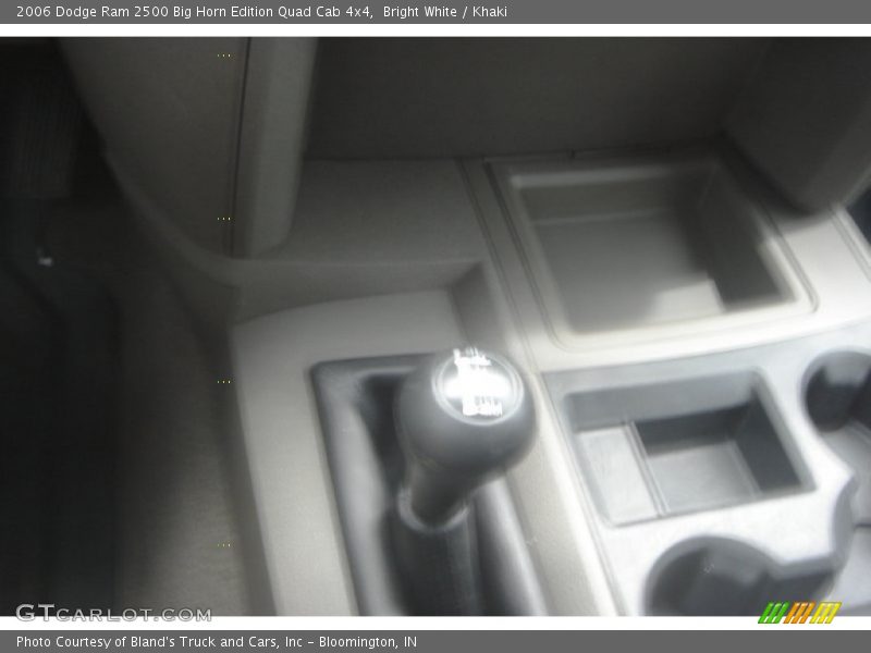 Bright White / Khaki 2006 Dodge Ram 2500 Big Horn Edition Quad Cab 4x4
