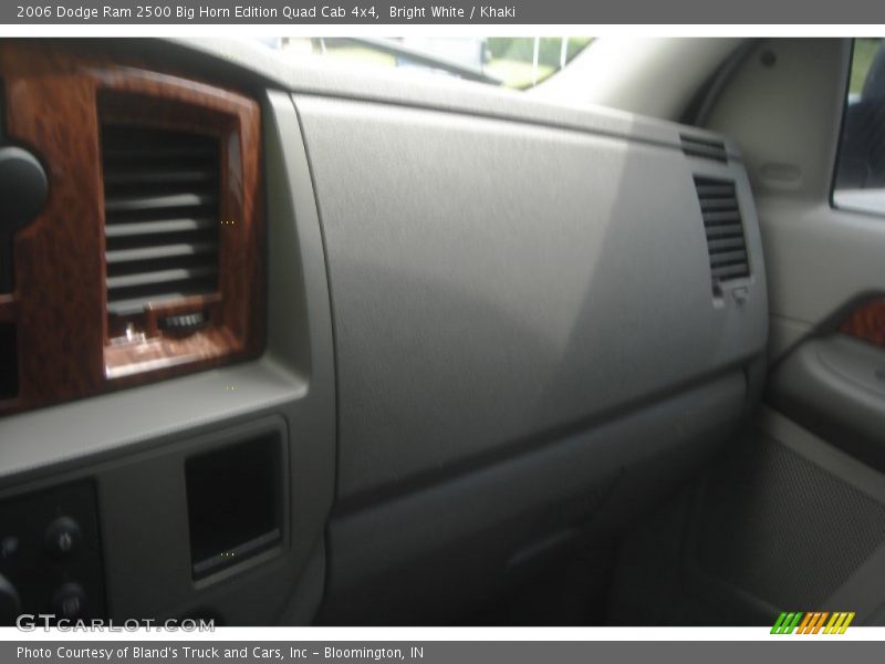 Bright White / Khaki 2006 Dodge Ram 2500 Big Horn Edition Quad Cab 4x4
