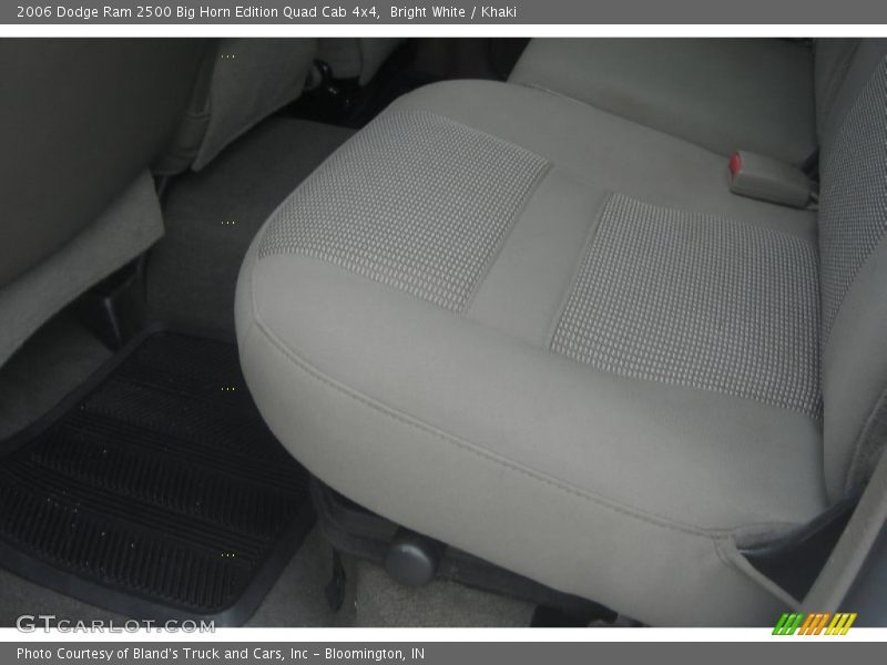 Bright White / Khaki 2006 Dodge Ram 2500 Big Horn Edition Quad Cab 4x4