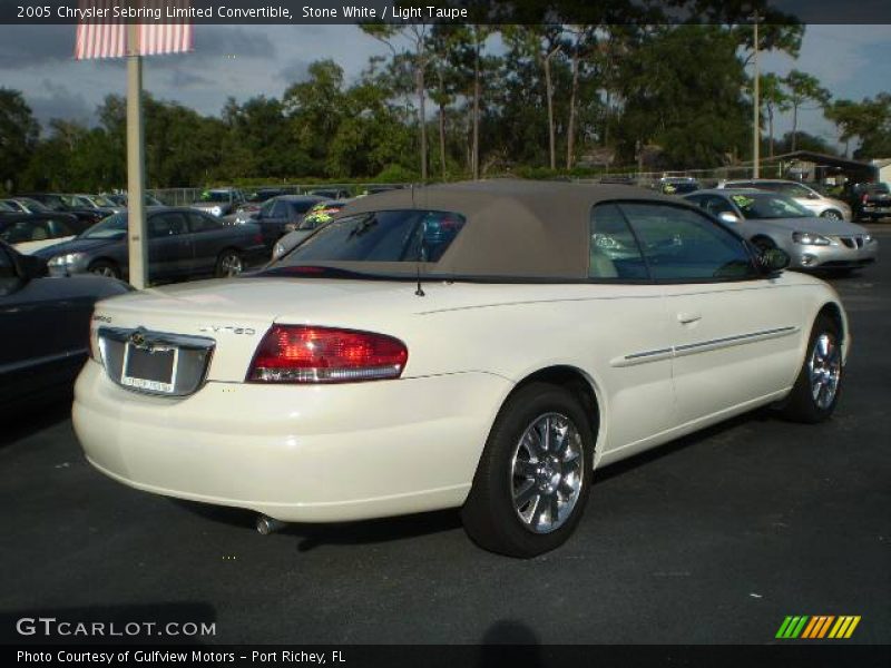 Stone White / Light Taupe 2005 Chrysler Sebring Limited Convertible