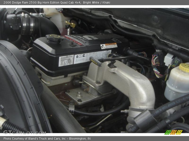 Bright White / Khaki 2006 Dodge Ram 2500 Big Horn Edition Quad Cab 4x4