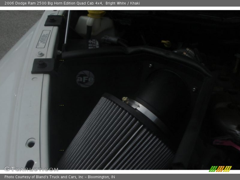 Bright White / Khaki 2006 Dodge Ram 2500 Big Horn Edition Quad Cab 4x4