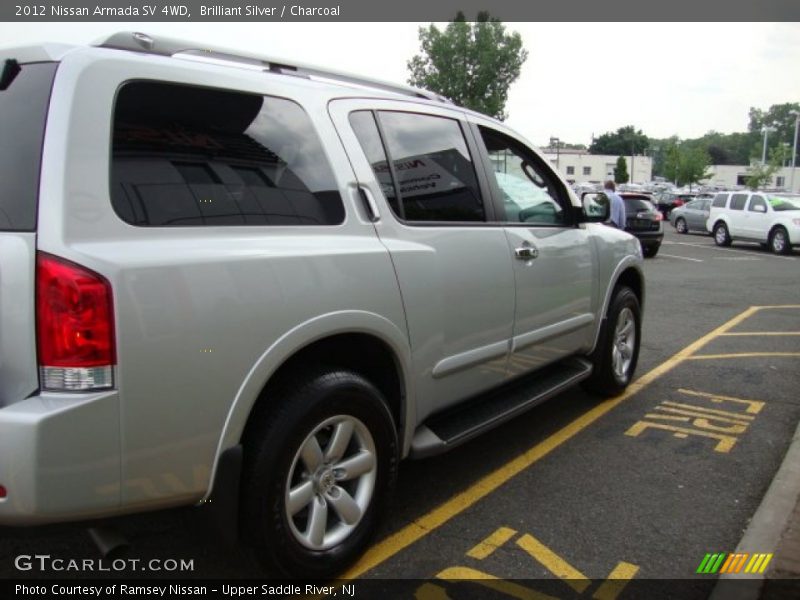 Brilliant Silver / Charcoal 2012 Nissan Armada SV 4WD